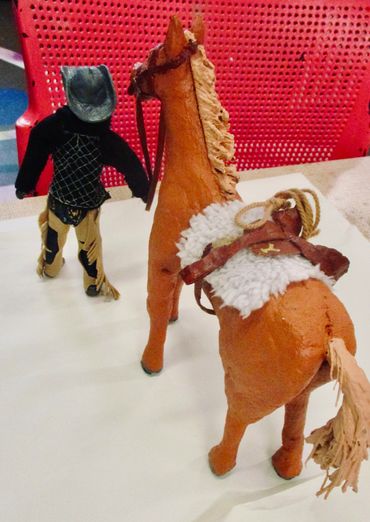 Yellowstone inspired bread sculptures