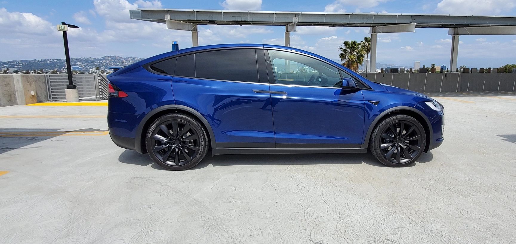 Tesla Model X full body protected with Xpel clear bra and ceramic coating.