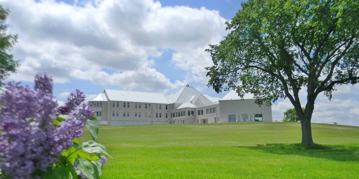 Mother of God Monastery from below a hill