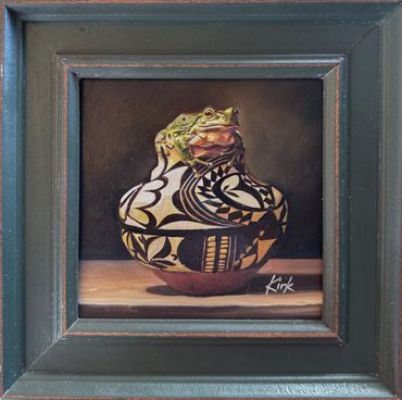 The Keeper 4.5x4.5" oil on panel
Available: $450