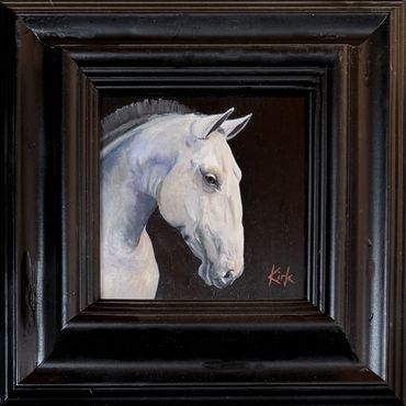 The Mysteries no. 2 5x5" oil on panel
Available: $450