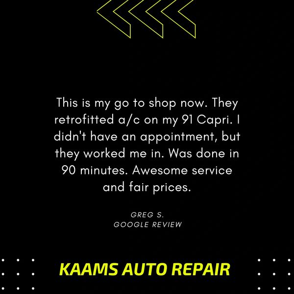 Review, Google Review, 91 Capri, A/C Repair