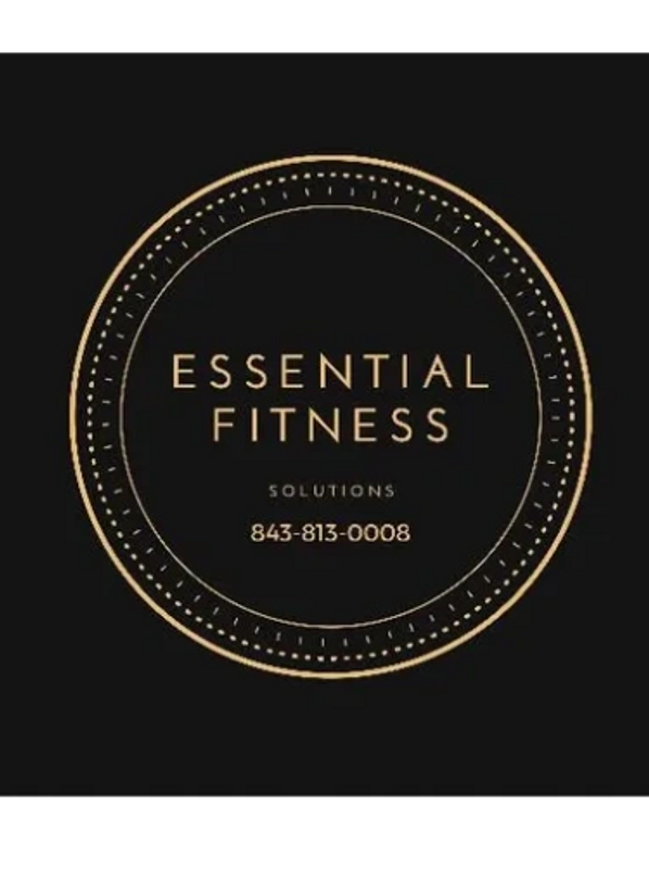 Essential Fitness Solutions gold circle logo