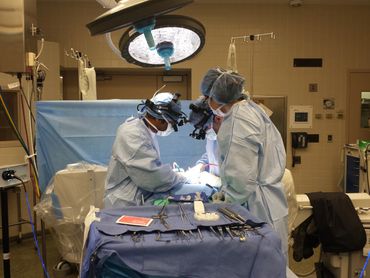 Spine surgery Azam Basheer teaching residents and medical students