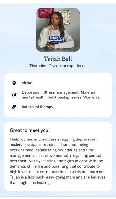 Partnering with A Therapist
If you Need individual Therapy