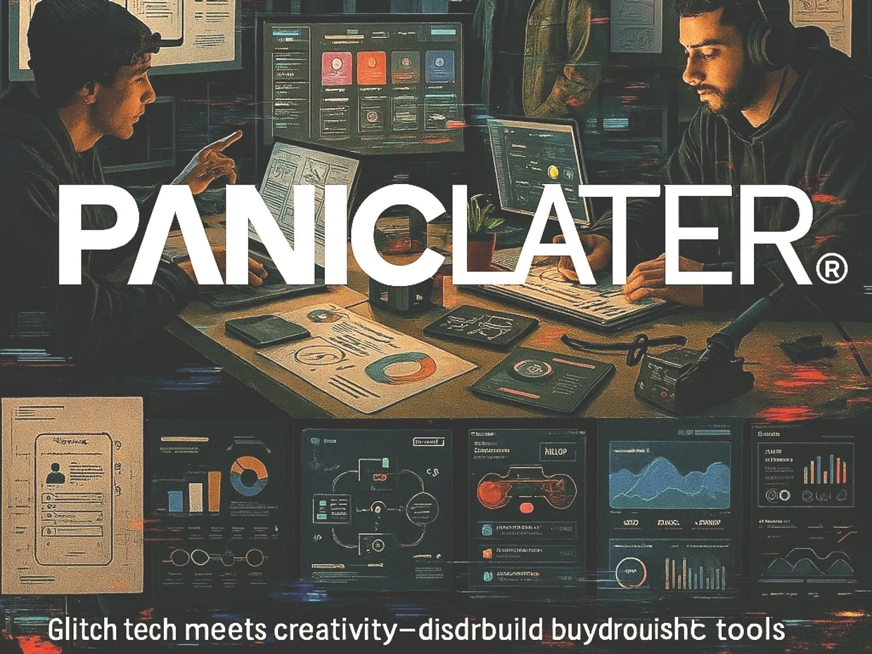 Panic Later: Solitiglitch tech meets creativity