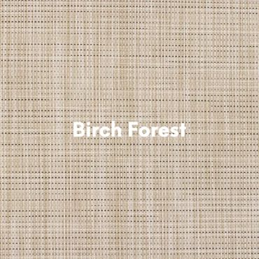 Birch forest Sunsure sling fabric. Replacement chair sling fabric.
