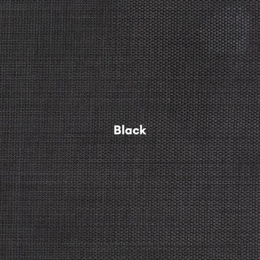 Black Sunsure sling fabric. Replacement chair sling fabric.