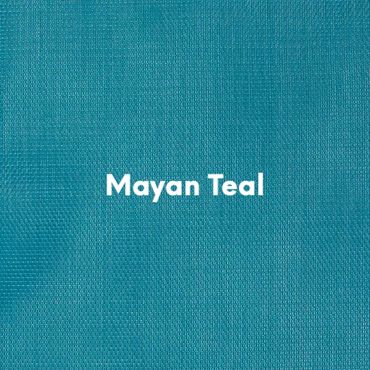 Mayan Teal Sunsure sling fabric. Replacement chair sling fabric.