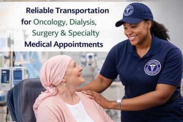 Assisting a patient to her appointment