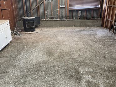 Construction debris removal by Collins Cleanup Services after a home renovation project in San Juan