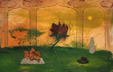 Platonic Glitches at Portland Japanese Garden
24" x 48"