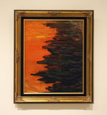 Awaiting a Lotus at Sunset
24" x 48"