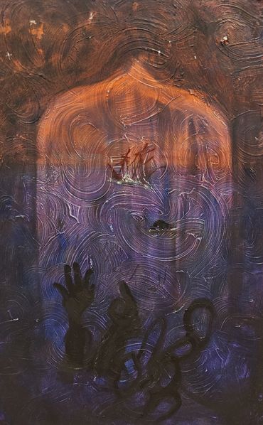 Oil & Acrylic on Canvas, 24" x 36"