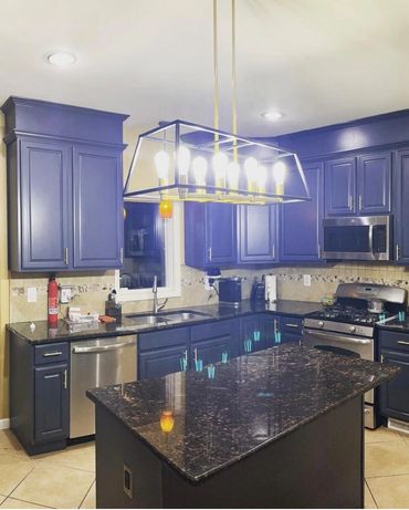 kitchen renovation, Holmdel New Jersey.
Cabinet painting - Remodeling - Repair