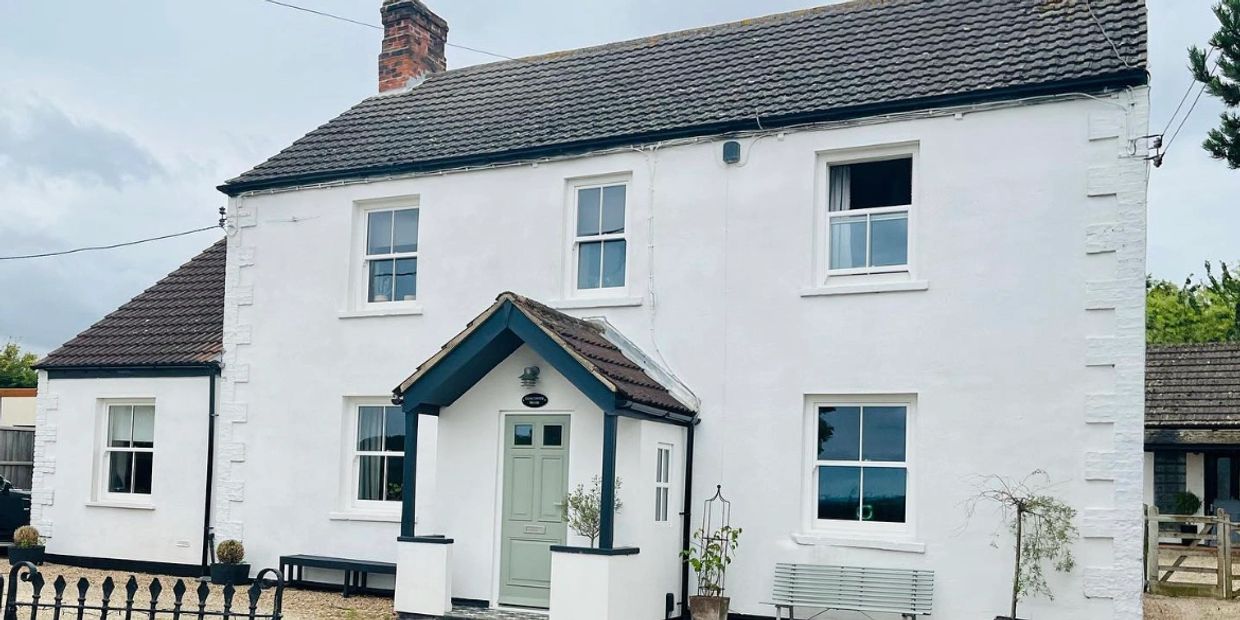 A residential house with thermal cork insulation and render