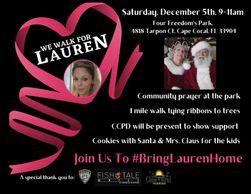 We Walk for Lauren Dumolo Event.