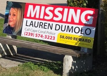 Lauren Dumolo Missing Bench in Cape Coral, FL