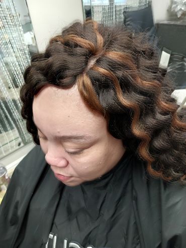 Loose curly hair crochet hair extensions
