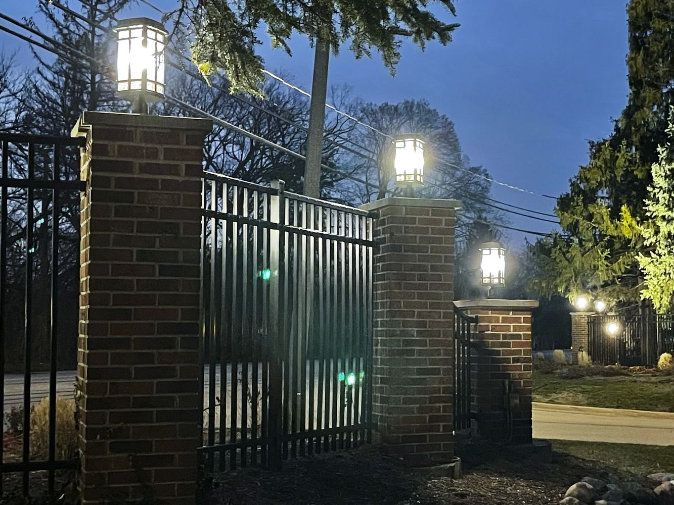 The new entry lights