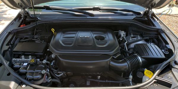Jeep engine bay clean