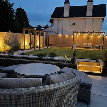 Garden lighting and power fitted in Worcester