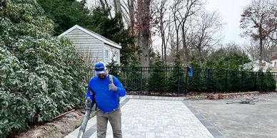 Newly installed pavers in lincroft nj