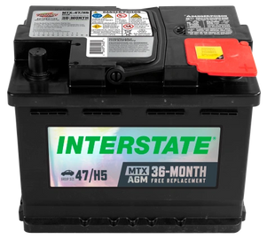 Interstate Dual Purpose MTX battery, AGM battery
