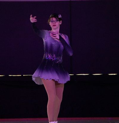 Figure skater on the ice