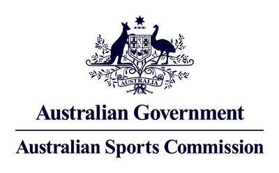 Logo of the Australian Government’s Australian Sports Commission featuring the national coat of arms
