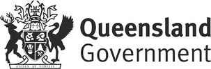 Queensland Government logo with crest and bold text.