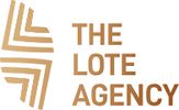 The LOTE Agency logo with stylised gold geometric lines forming a circular motif next to bold gradient text.