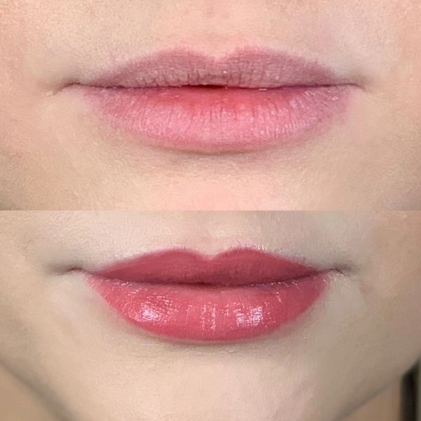 Lip Blush Before and After