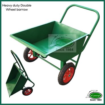 double wheel barrow