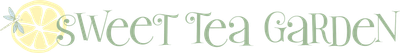 Logo of Sweet Tea Garden with a lemon design.