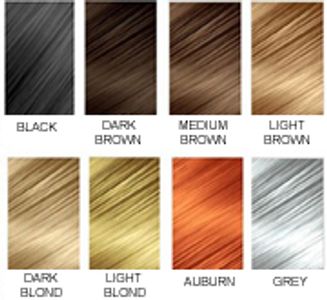 Boom Boom Hair Thickening Fibers color chart