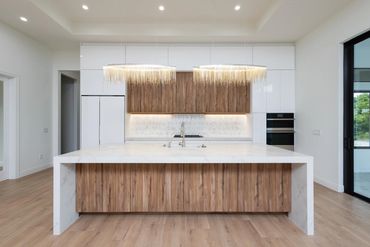 New construction house custom kitchen