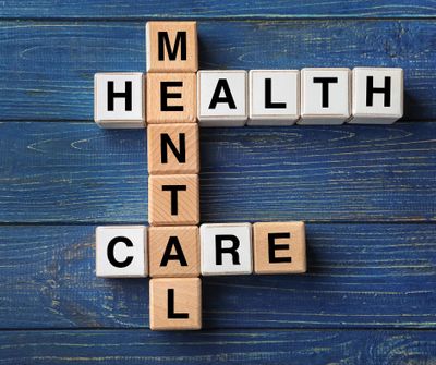 Word puzzle which spells out Mental Health Care