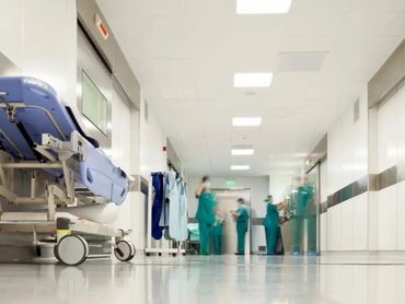 Professional hospital with healthcare dining facilities