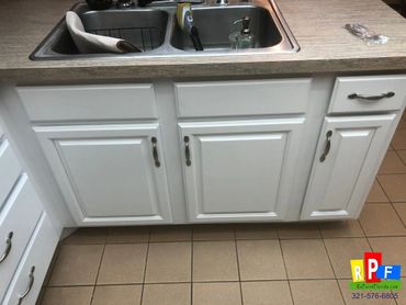 cabinets refinished in white apopka fl 32703