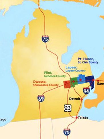 I69 International Trade Corridor Michigan business Shiawassee genesee lapeer St. Clair blue water