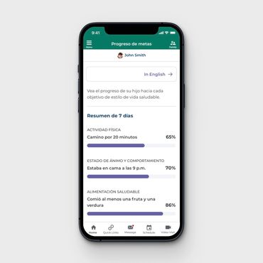 Summary of goal progress