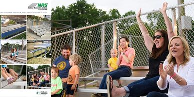 National Recreation Systems is a leader in Angle Frame Bleacher System manufacturing, design, and in