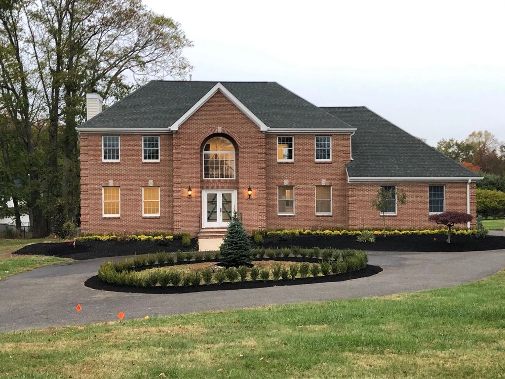 4 Bedroom 3 Bath Custom home with 3 Car Garage and lots of extra attic and basement storage.