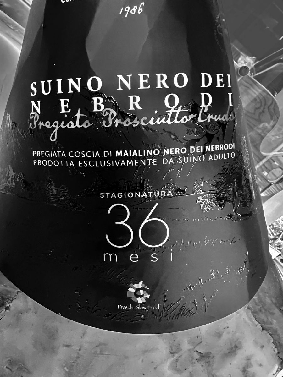 Prosciutto Crudo Di Suino Nero Dei Nebrodi Stagionatura Minimo Mesi