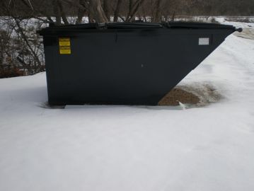Small dumpster.