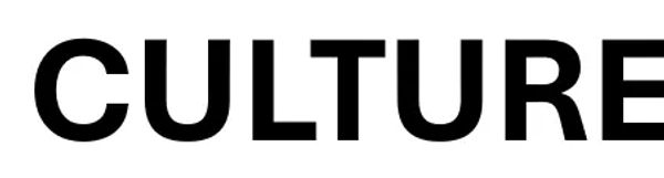 The word 'CULTURE' in bold black capital letters on a white background.