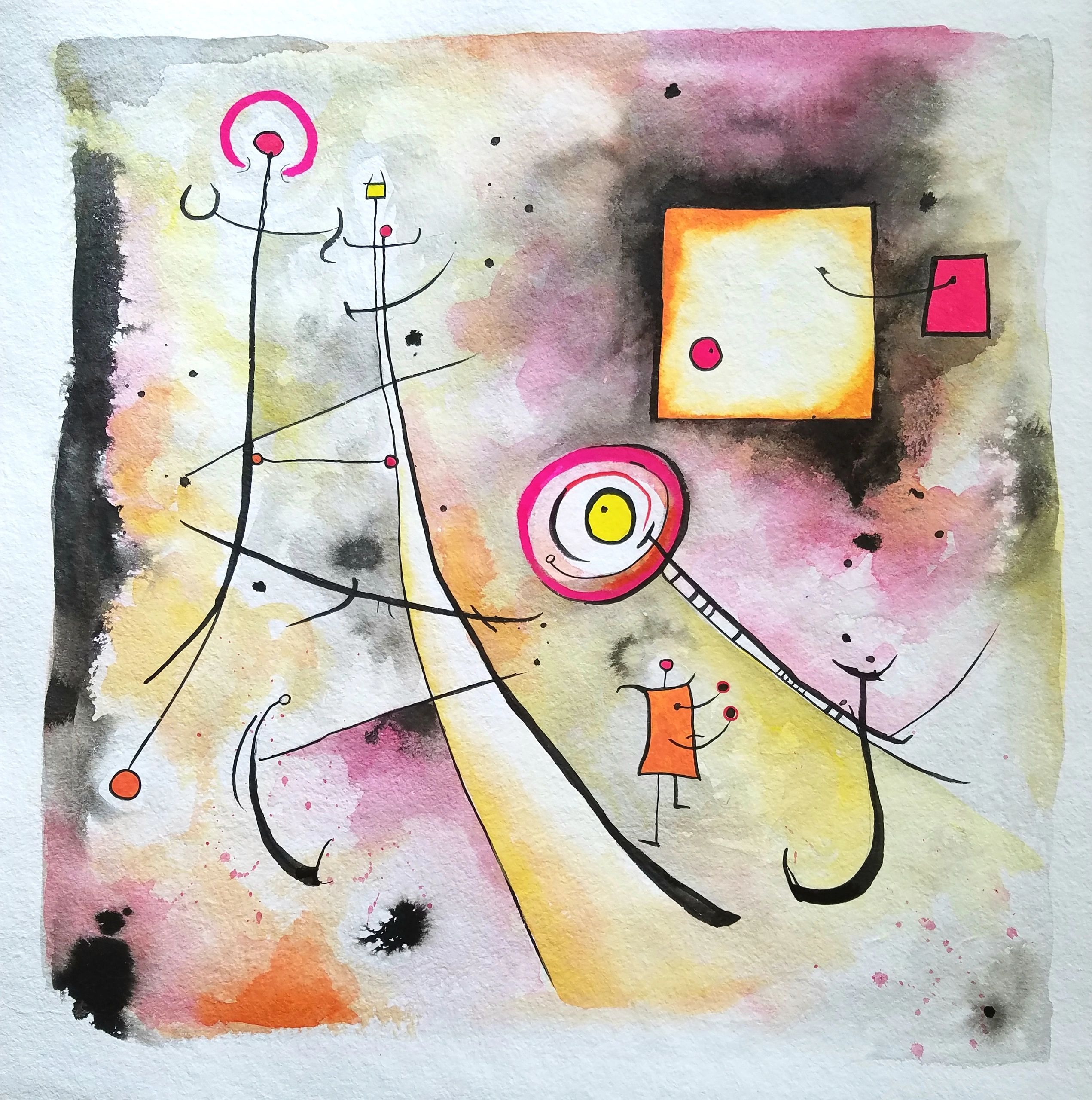 "The Gift" Watercolor by Anita Loomis