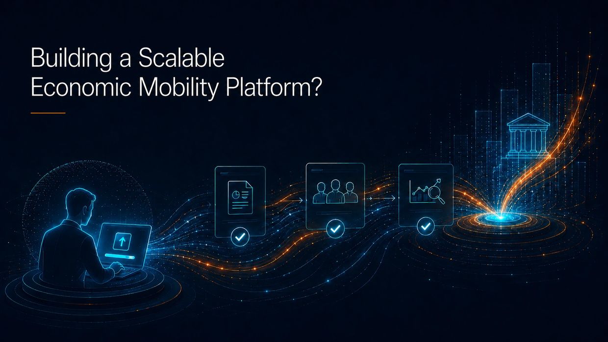 Submit Your Pitch if you are building a scalable economic mobility platform.