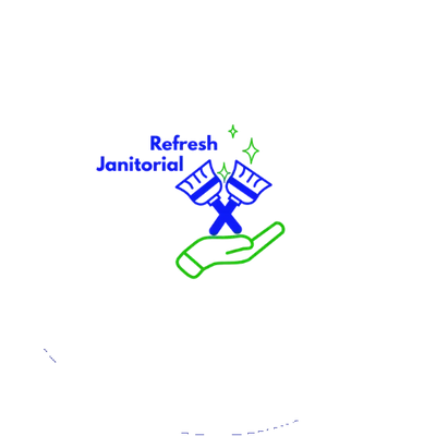 refresh janitorial company logo